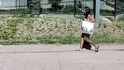 Detuvieron a la sospechosa de haber abandonado a un bebé dentro de una bolsa en Merlo