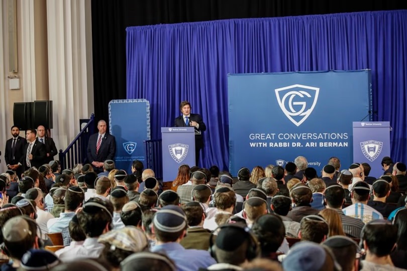 Milei habló en una universidad judía de Nueva York y respaldó a Israel: “Vamos a ganar” la guerra contra Irán