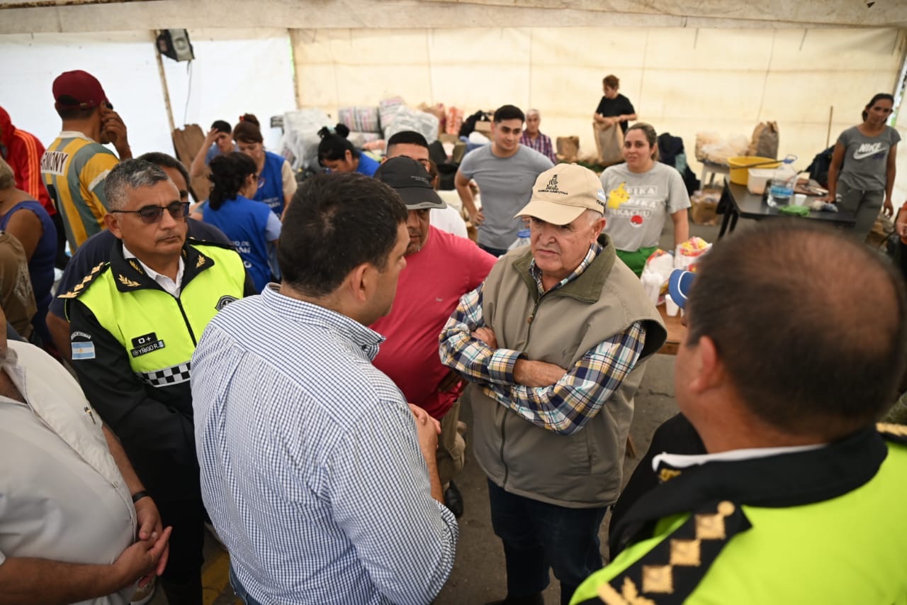 Jaldo recorrió la ruta 157 y dijo que tuvo contacto con Nación