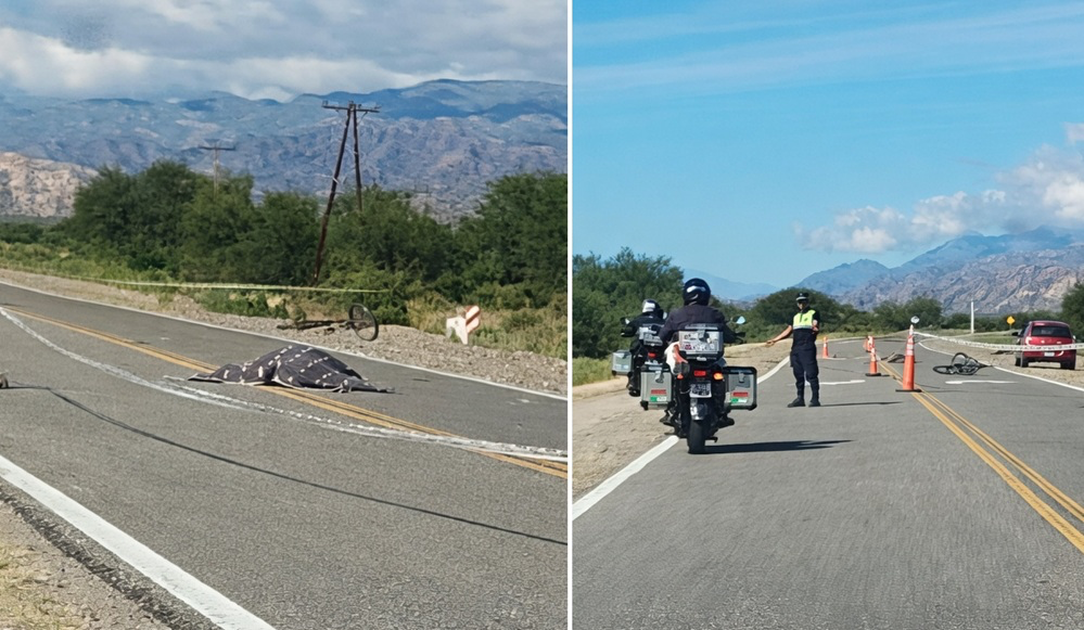 Murió una mujer tras ser atropellada en la Ruta 40 en Amaicha del Valle